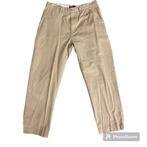 POLO RALPH LAUREN‎ Classic Khaki Chino Flat Front Pants Size 34